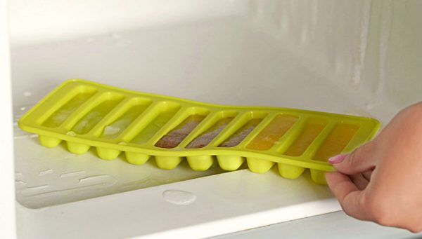 Two 10 Hole Finger Shape Cylinder Silicone Ice Cube | 10 Grids Stick Shape Ice Tray Non-stick