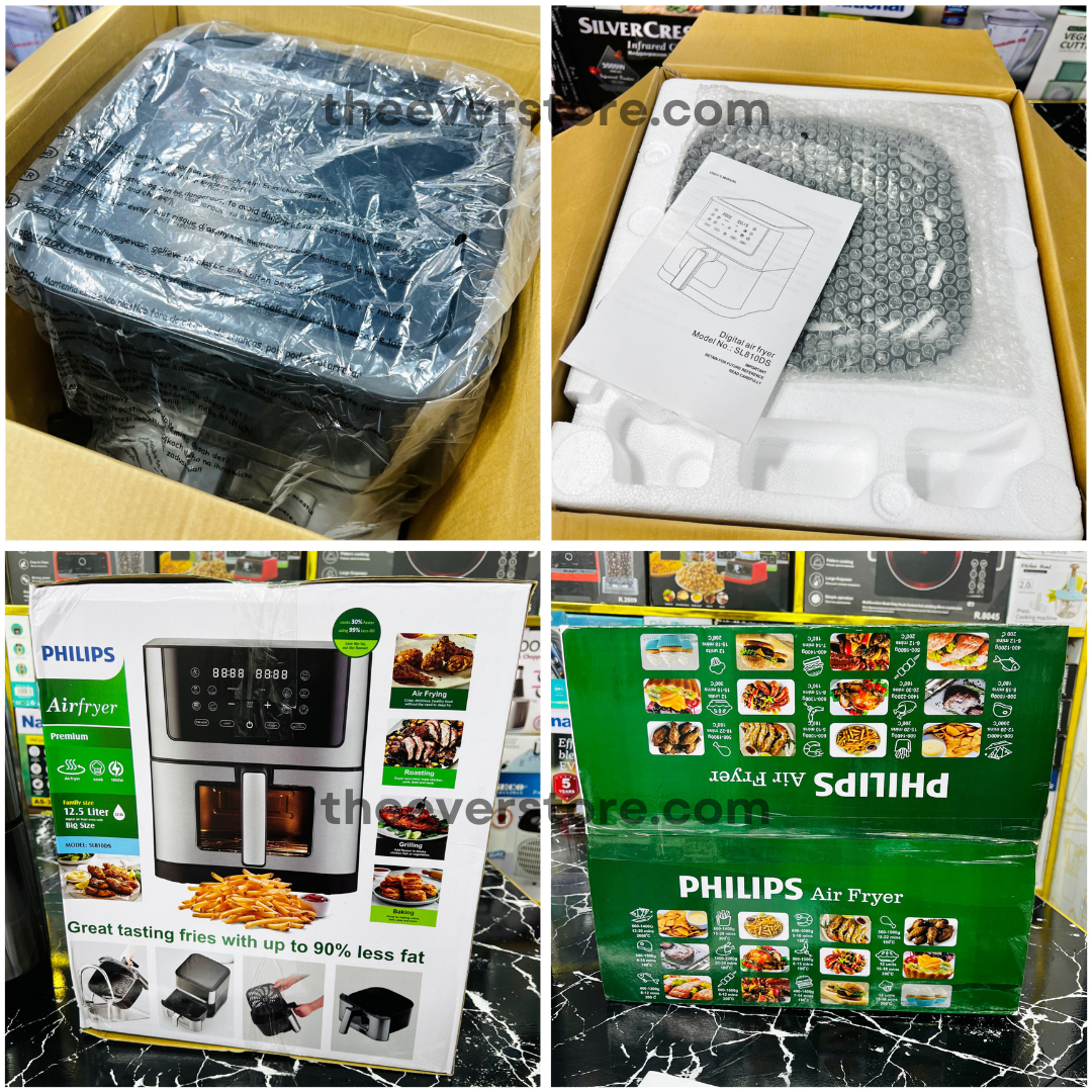 Imported Lot Philips Premium Air Fryer - 12.5 Liter Large Capacity - 12 Months Warranty