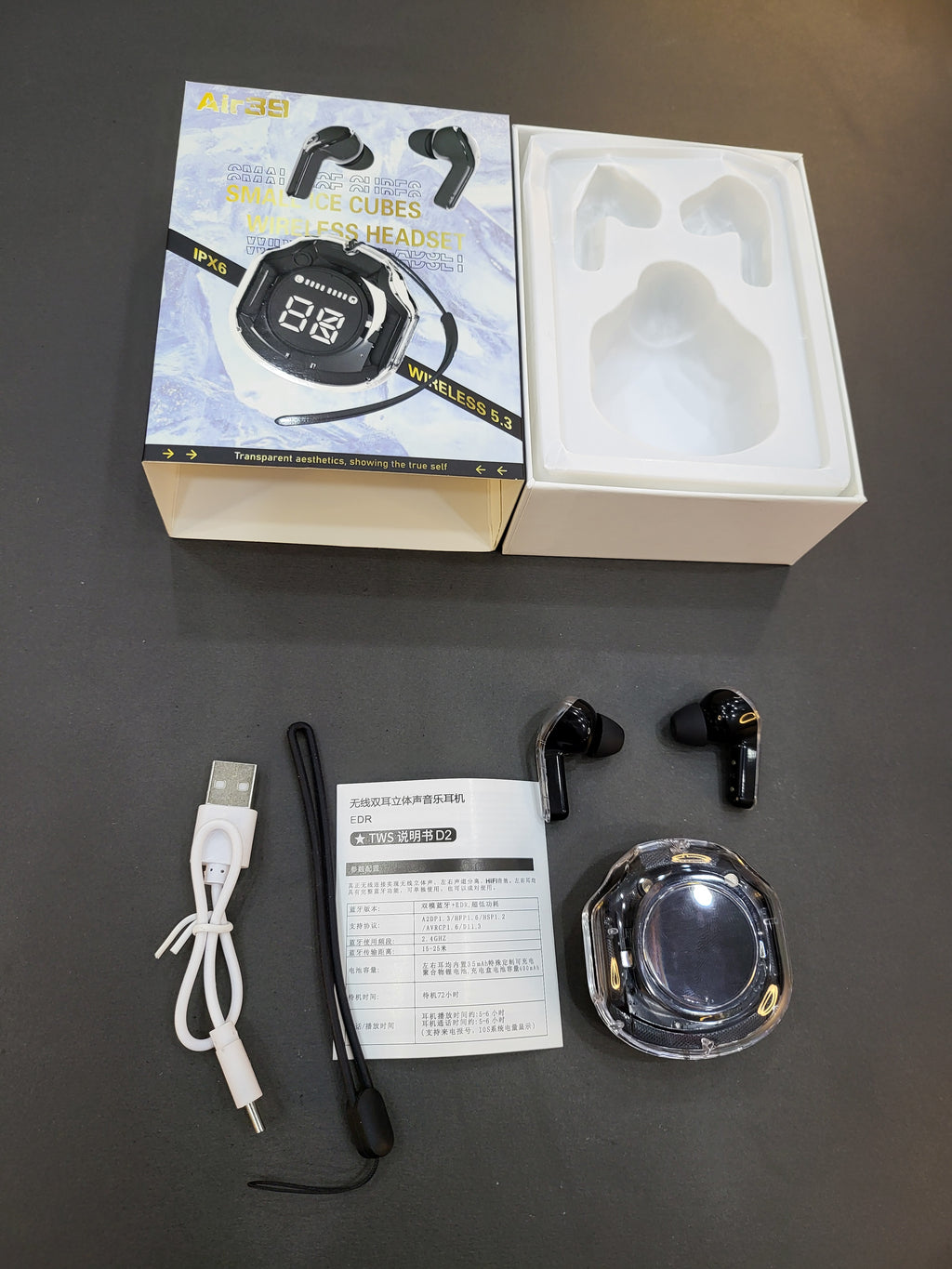 Imported Air 39 Wireless Earbuds | Headset Wireless Stereo With ENC