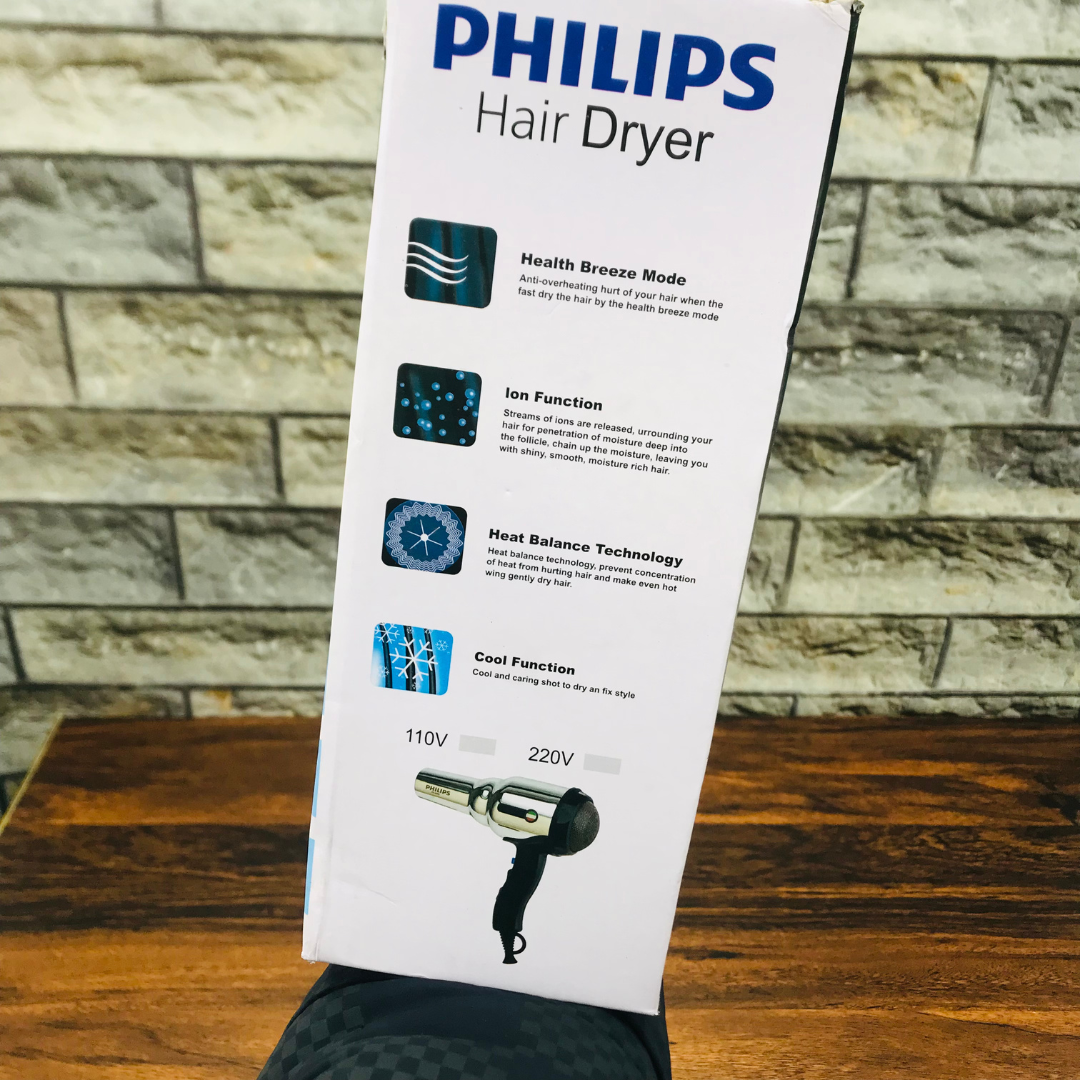 3 In 1 Philips Professional Hair Dryer | Model PH-6000
