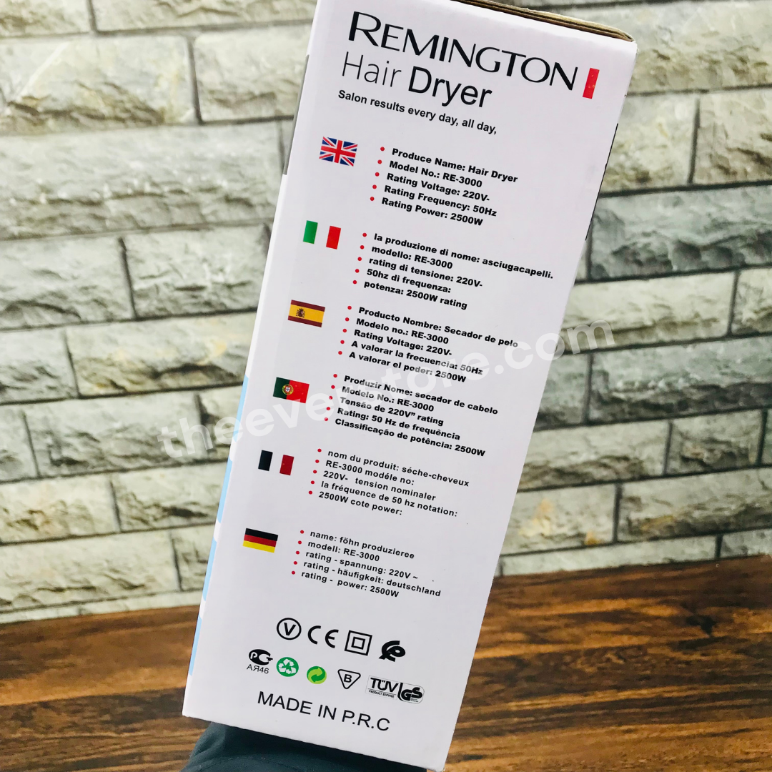 3 In 1 Remington Professional Hair Dryer | Model RE-3000