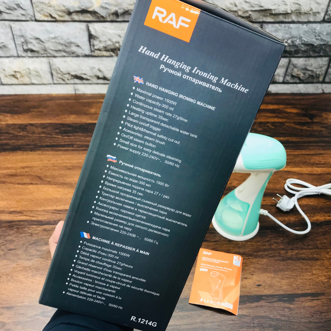 Imported RAF Garment Steamer | 2-in-1 Iron & Lint Remover