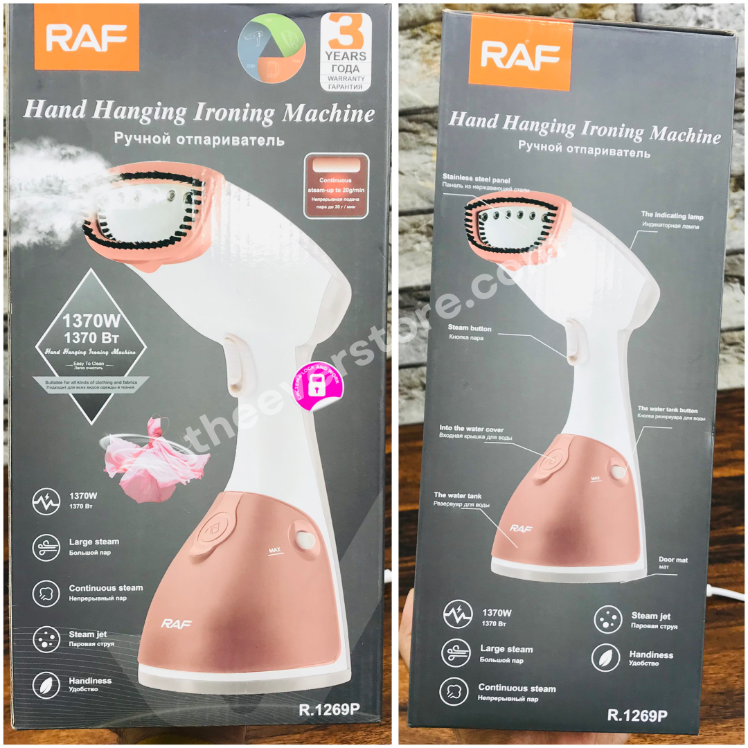 Imported RAF Garment Steamer | 2-in-1 Iron & Lint Remover