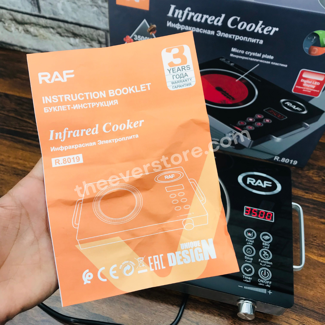 RAF Infrared Electric Ceramic Stove | Russia Lot | 1 Year Warranty - Original