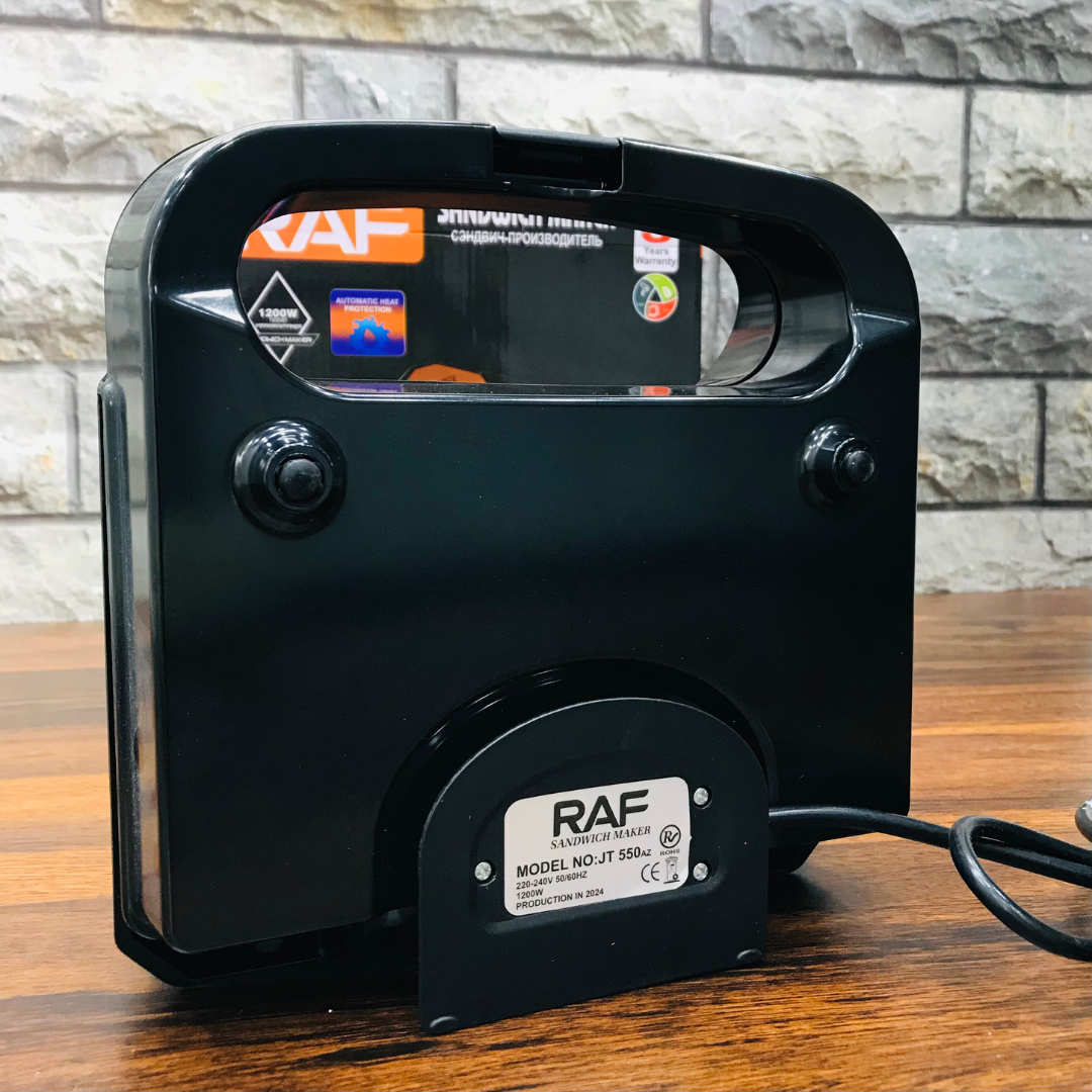Imported RAF Sandwich Maker 4 Slice Machine | Dual Heating Non-Stick Coating