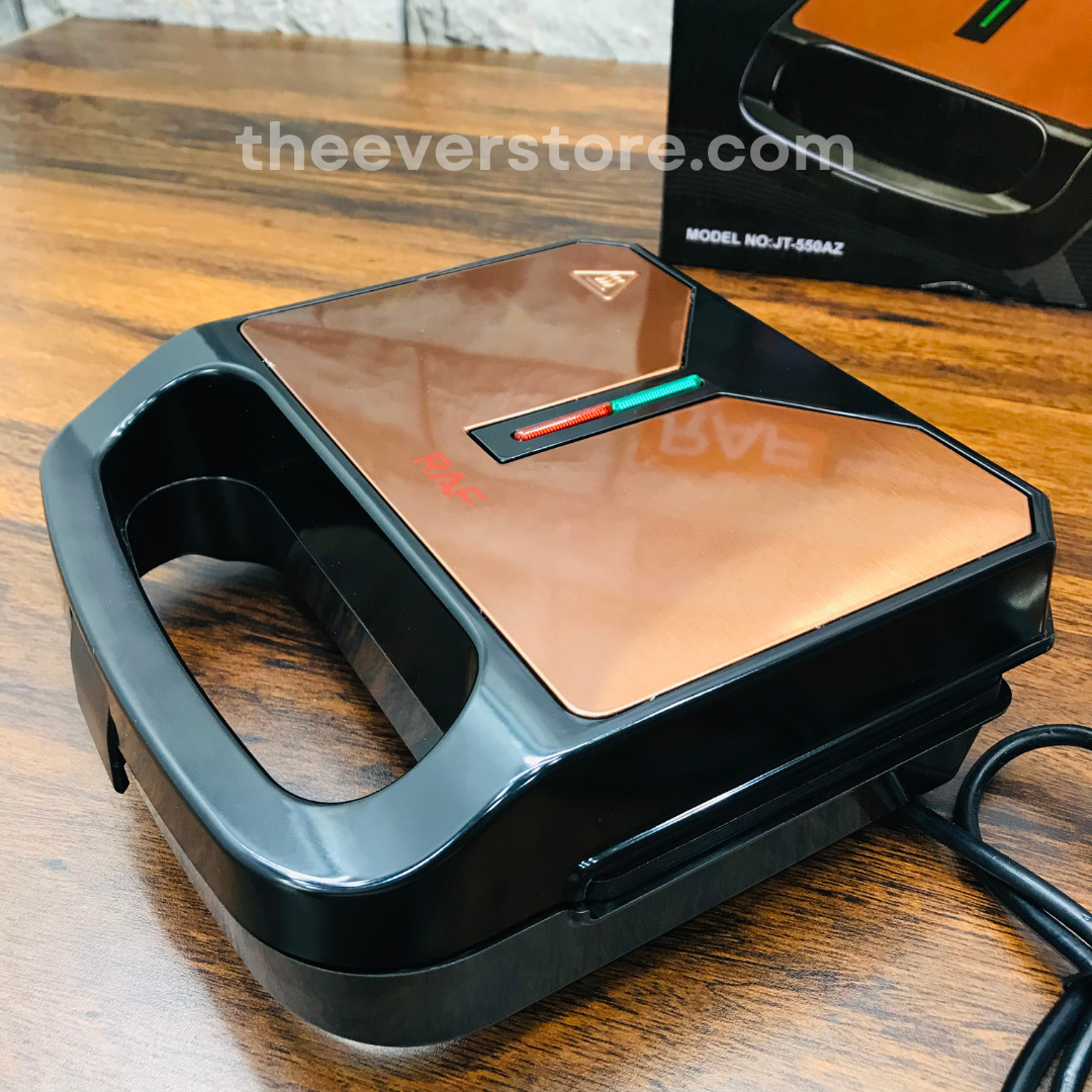 Imported RAF Sandwich Maker 4 Slice Machine | Dual Heating Non-Stick Coating