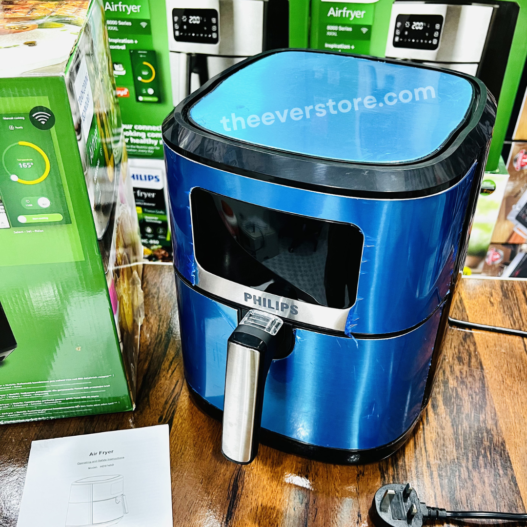 Imported Philips Premium 12L Air Fryer - Double Element & Basket - 12 Months Warranty