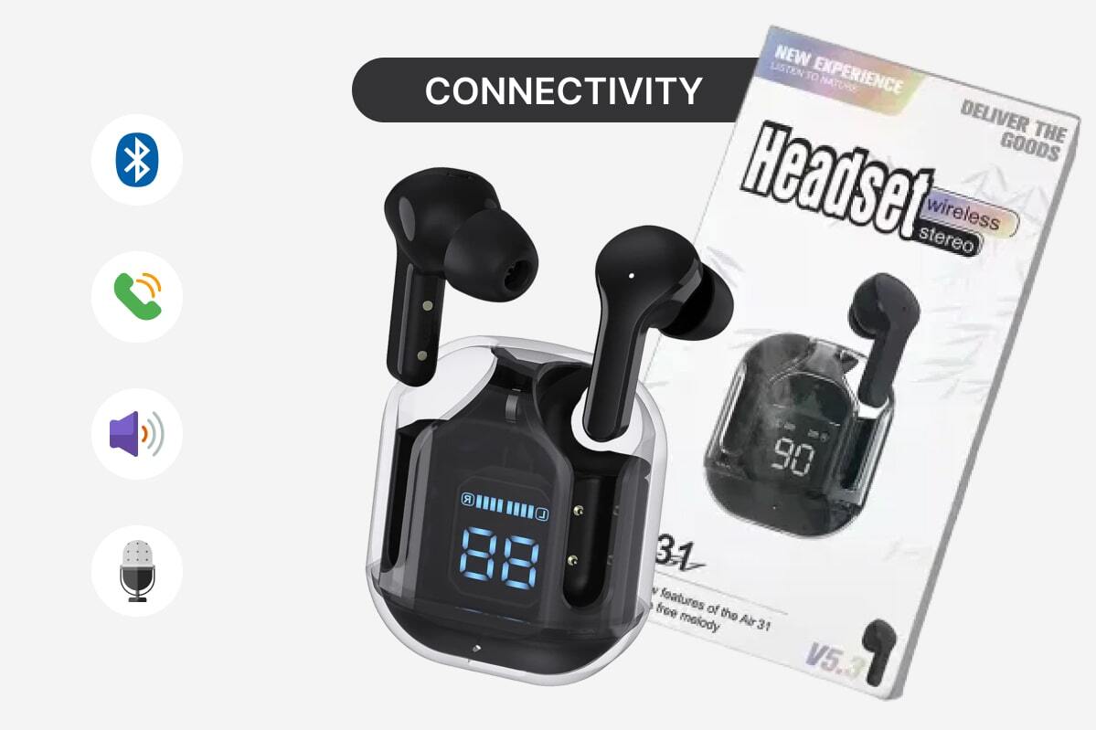 True Wireless Headset Stereo Model Air 31 | Imported Earbuds