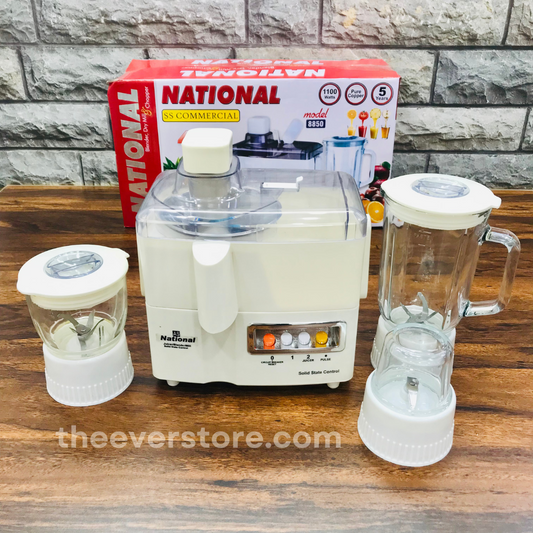 National 4 In 1 Juicer Blender | Juicer Blender, Dry Mill, Chopper & Carrot Juicer