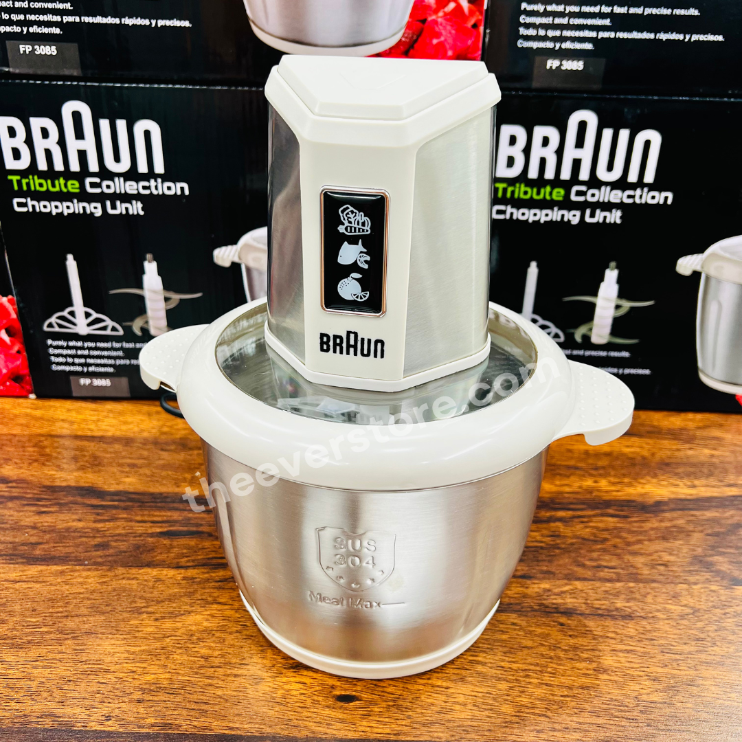 3 Liters Multifunctional Braun Food Chopper | 3L Imported Braun Meat Grinder | German Lot
