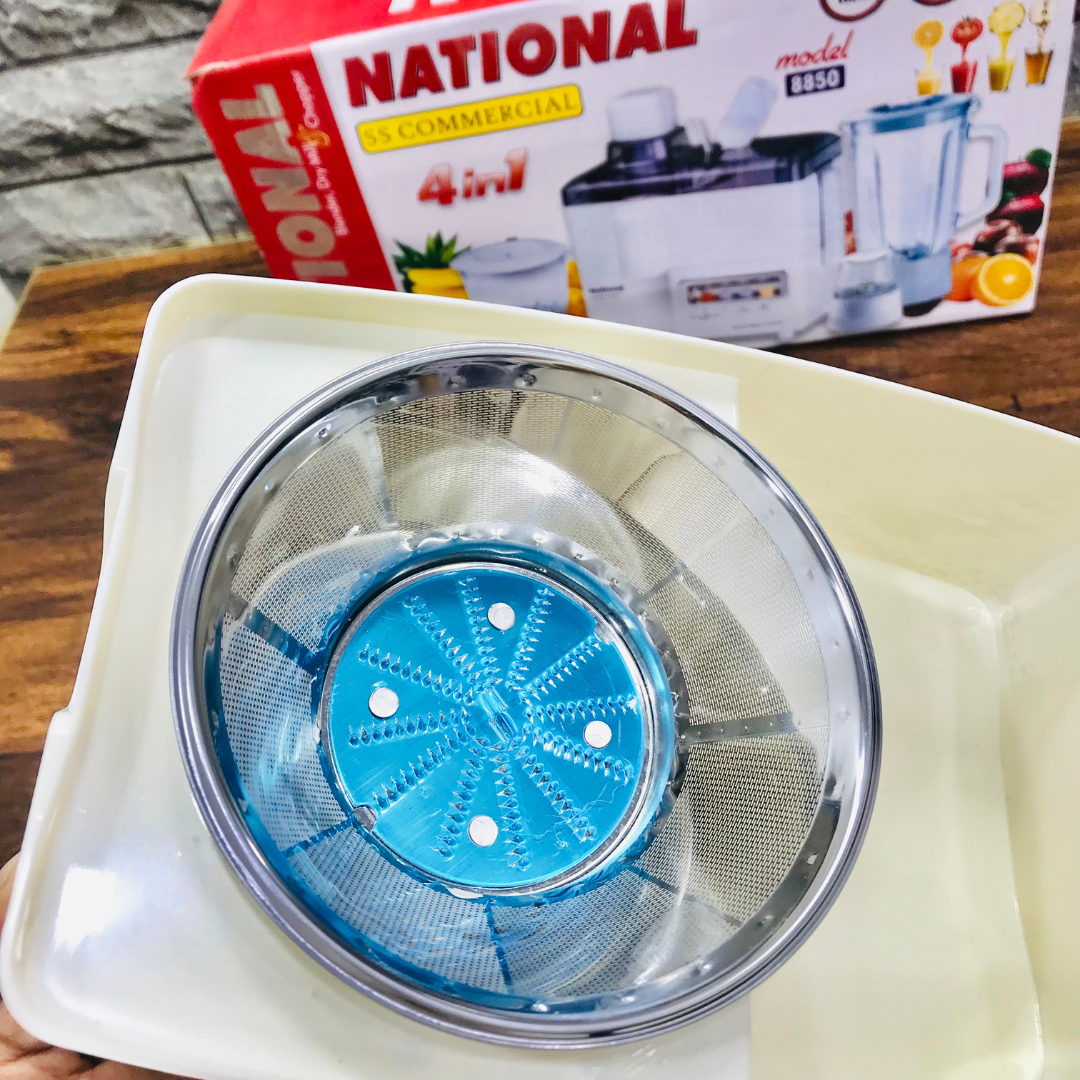 National 4 In 1 Juicer Blender | Juicer Blender, Dry Mill, Chopper & Carrot Juicer