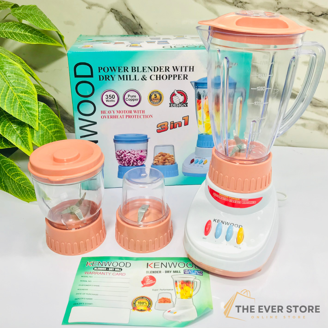 Kenwood 3 In 1 Juicer Blender | Kenwood Juicer Blender, Dry Mill & Chopper