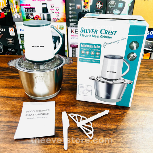 3 Liters Multifunctional Silver Crest Food Chopper | 3L Imported Silver Crest Meat Grinder | German Lot