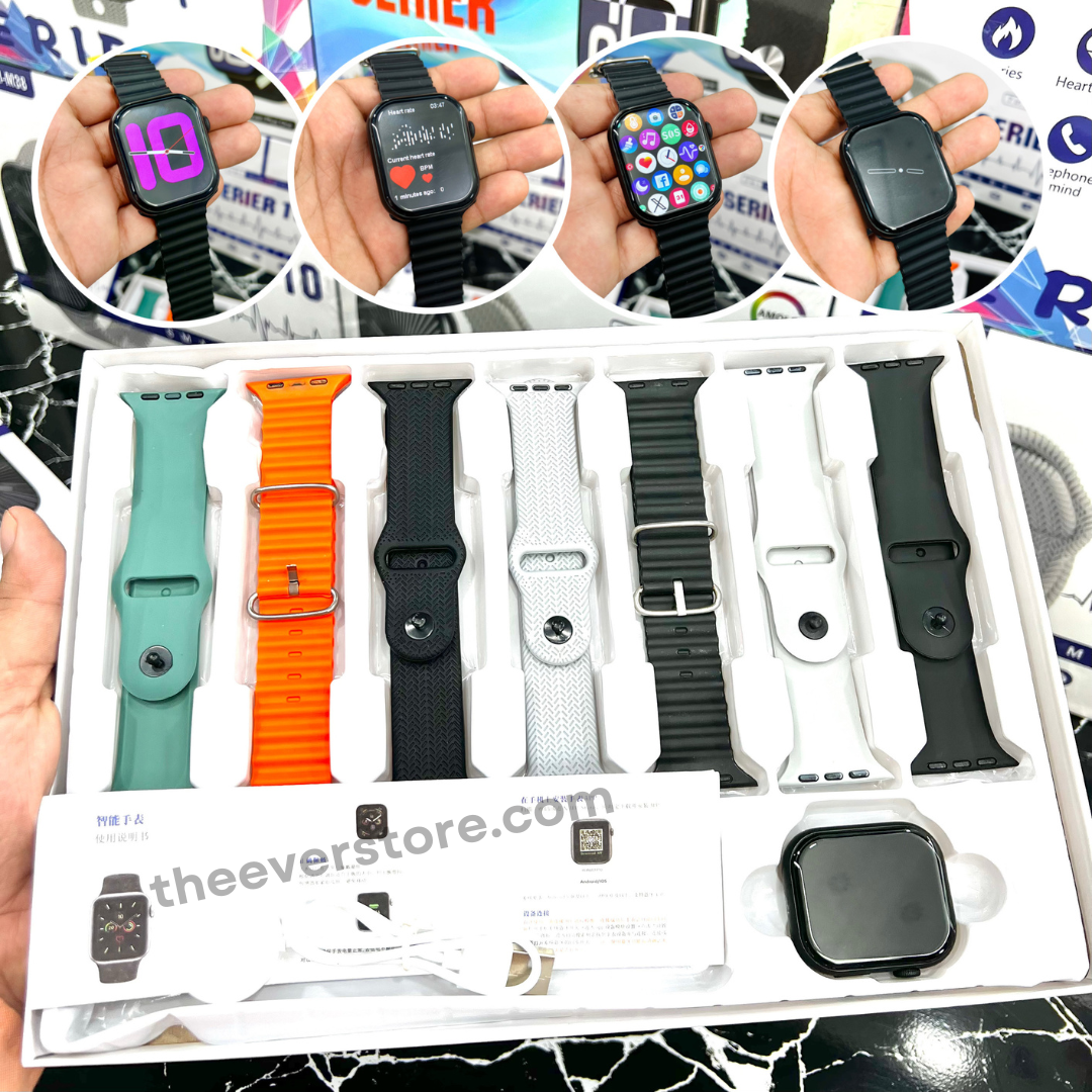 7 in 1 Ultra 2 Smart Watch 2.1 Inch 49MM Full HD Screen | Series 10 Seven Plus One | Latest Model