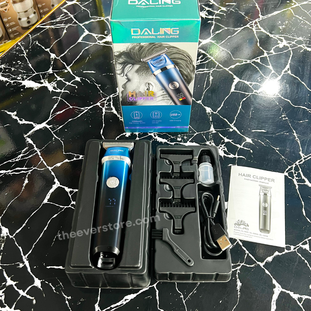 Daling Professional Hair Clipper With Digital LCD Display | Saloon Quality | Model DL-1699A