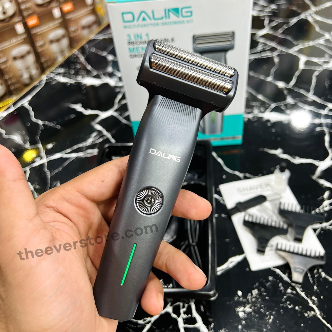 Daling 3 in 1 Rechargeable Mens Grooming Kit | Model DL-9218