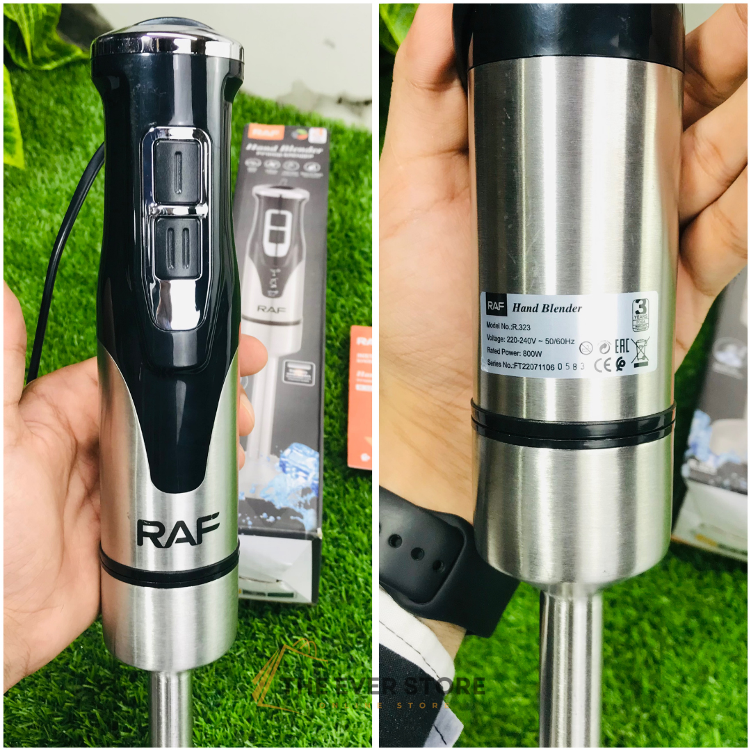 RAF Hand Blender | Electric Stick Blender | Steel Body