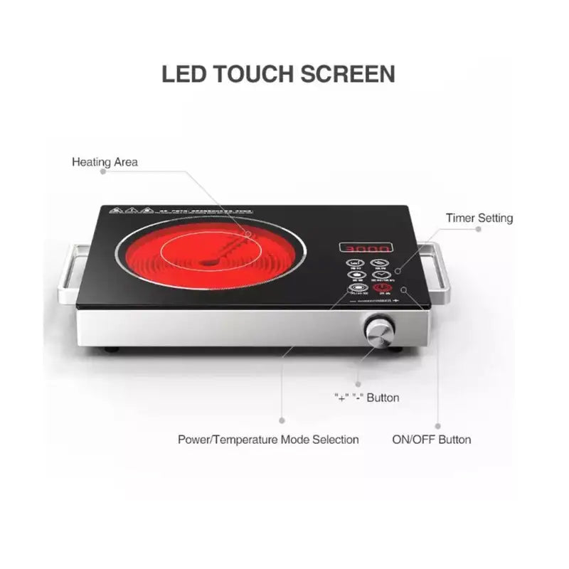 RAF Infrared Electric Ceramic Stove | Russia Lot | 1 Year Warranty - Original