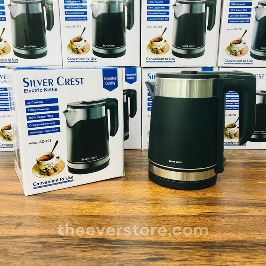 Imported Silver Crest 2L Electric Kettle | Hot Water Kettle | Premium Model