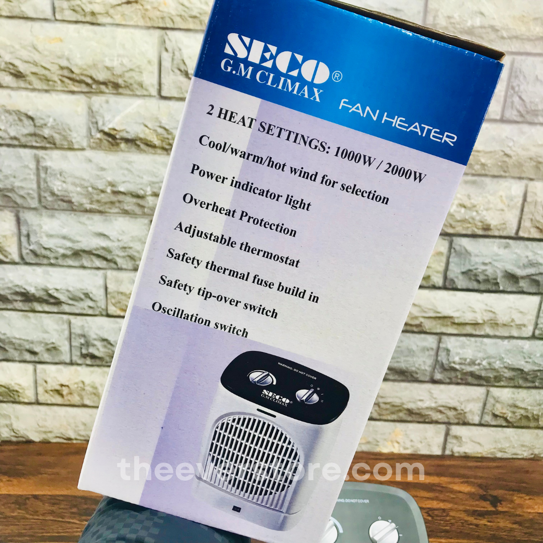 SECO Fan Heater | Room Heater | Premium Model