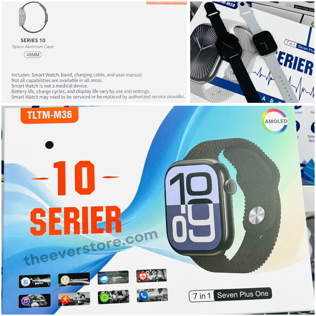 7 in 1 Ultra 2 Smart Watch 2.1 Inch 49MM Full HD Screen | Series 10 Seven Plus One | Latest Model