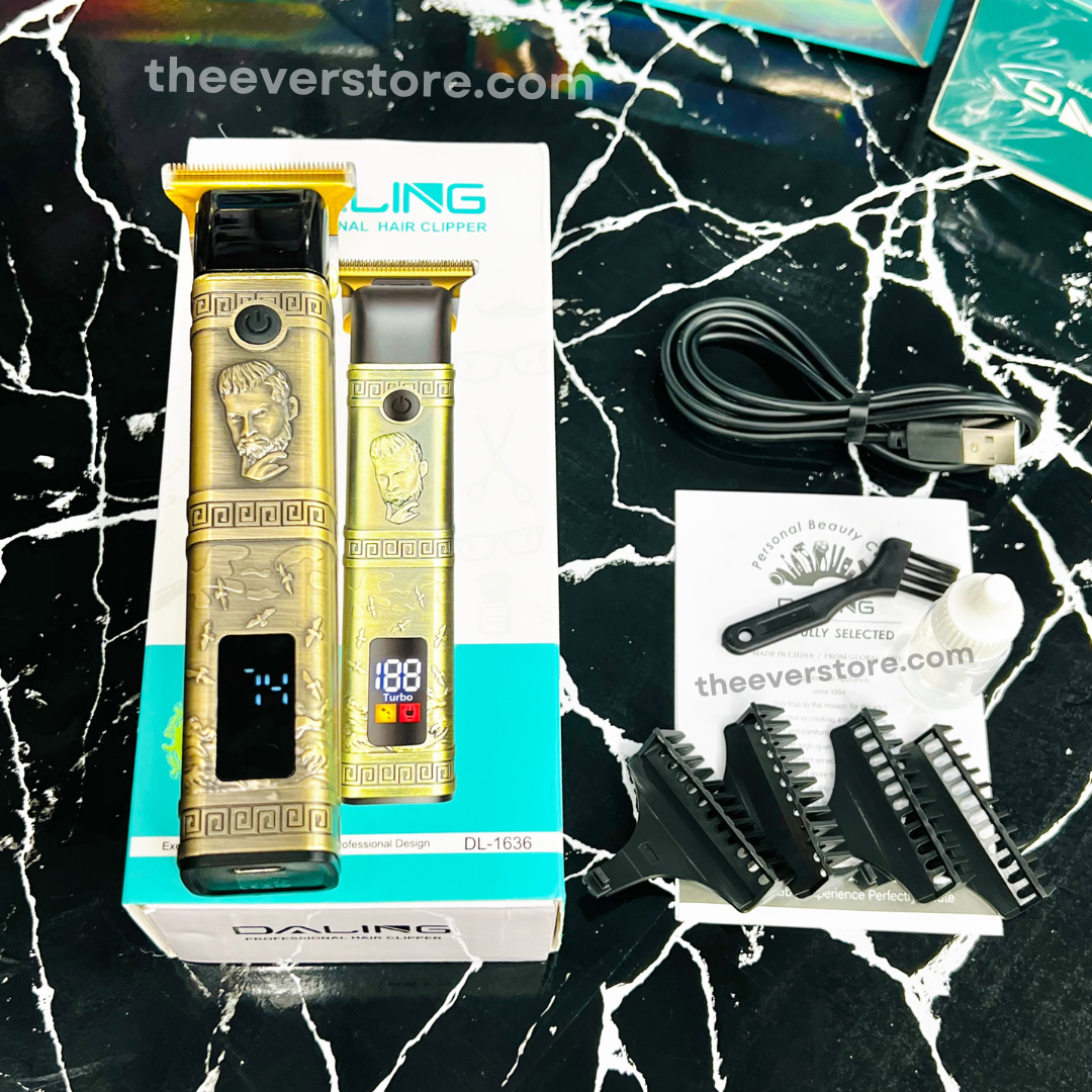 Daling Professional Hair Clipper With Digital LCD Display | Saloon Quality | Model DL-1636