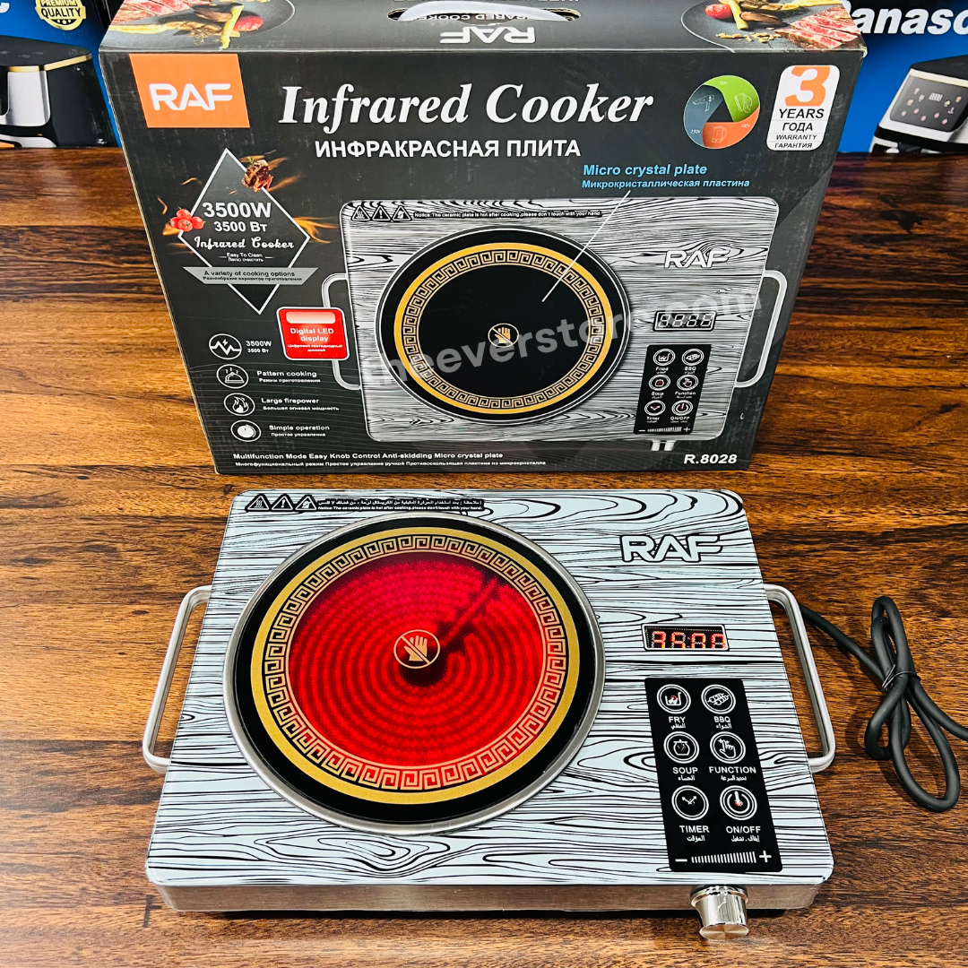 RAF Infrared Electric Ceramic Stove | Russia Lot | 1 Year Warranty - Original
