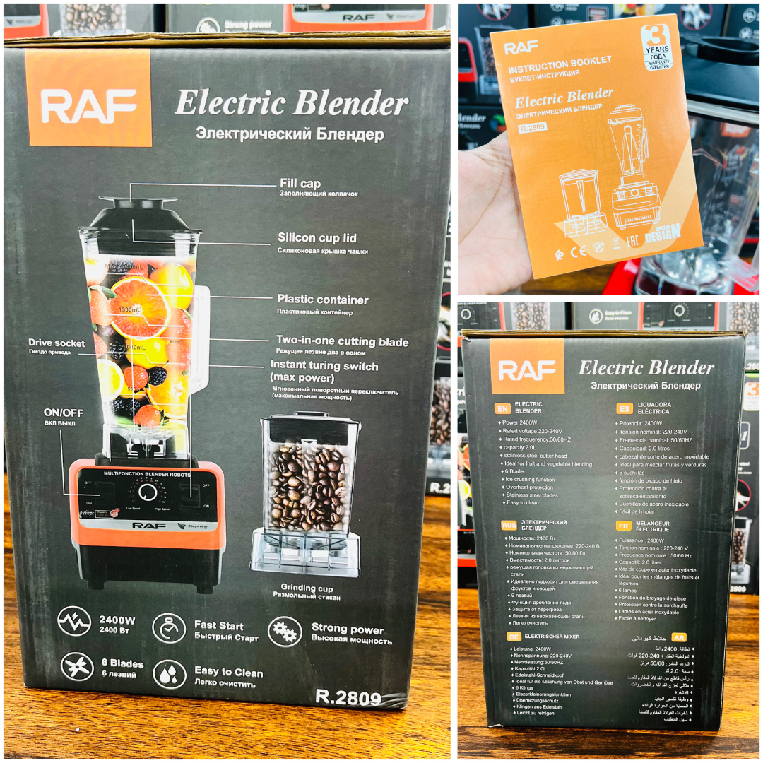 2 In 1 RAF Heavy Duty Blender & Grinder | Europe Lot