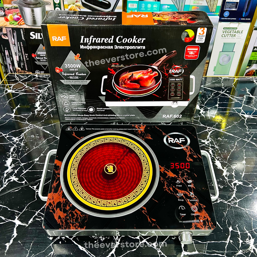 RAF Infrared Electric Ceramic Stove | Europe Lot | 1 Year Warranty - Original