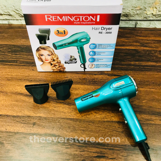 3 In 1 Remington Professional Hair Dryer | Model RE-3000