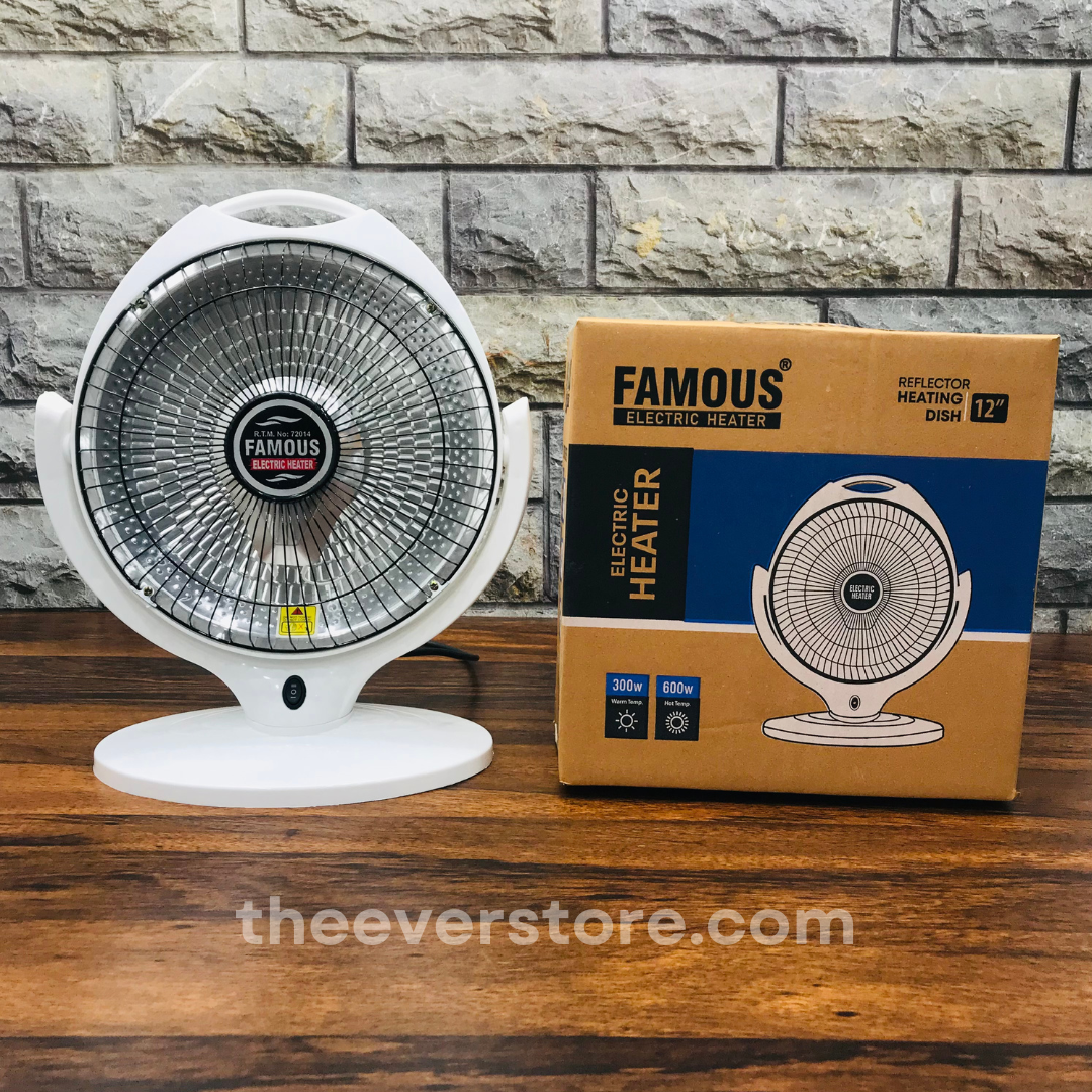 Famous Sun Halogen Electric Dish Heater 300/600 Watt