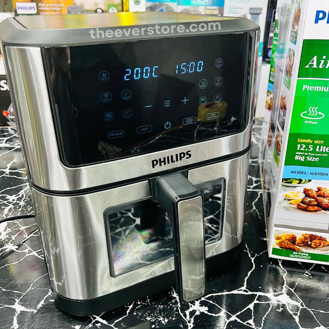 Imported Lot Philips Premium Air Fryer - 12.5 Liter Large Capacity - 12 Months Warranty