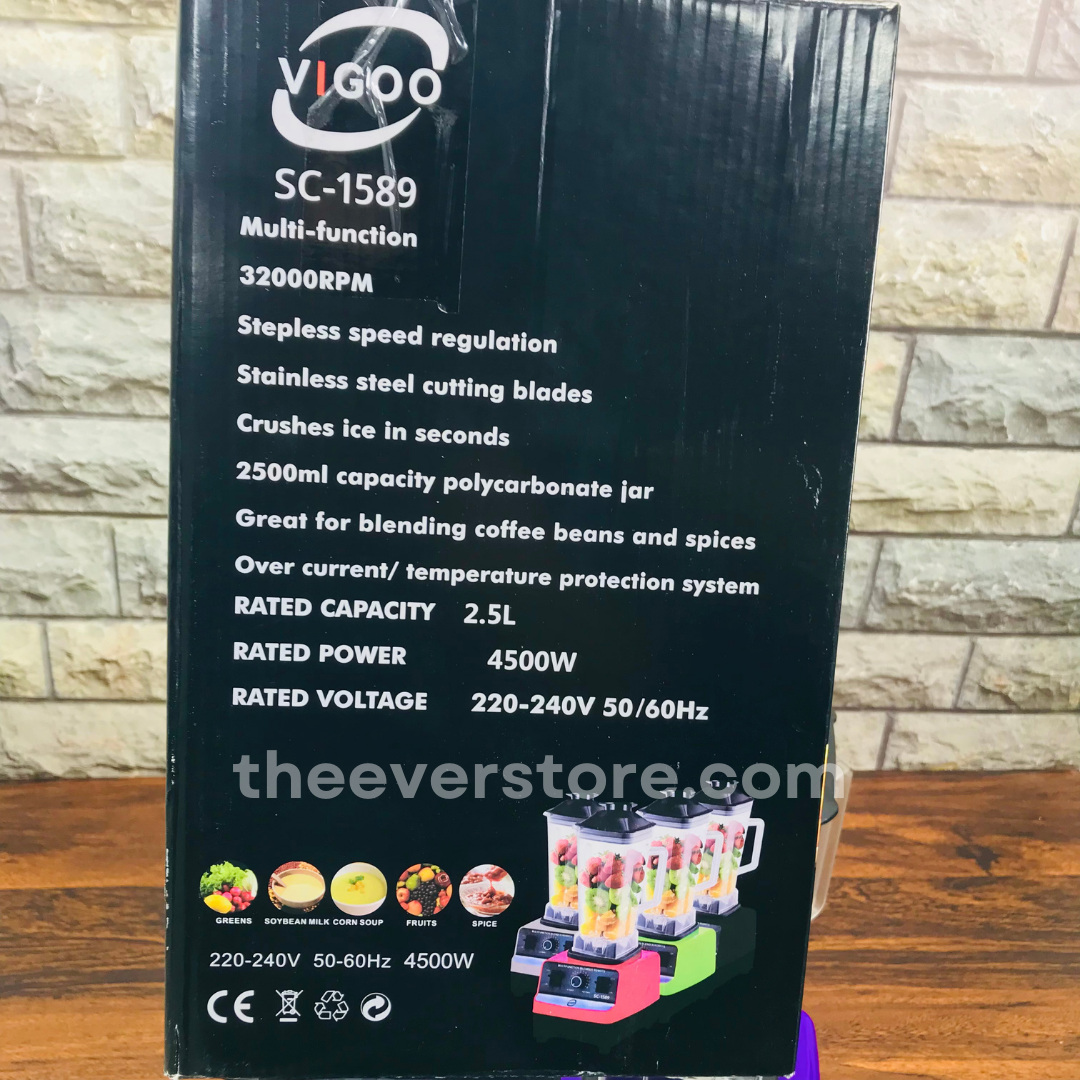 2-in-1 VIGOO Heavy Duty Blender & Grinder | Made of German