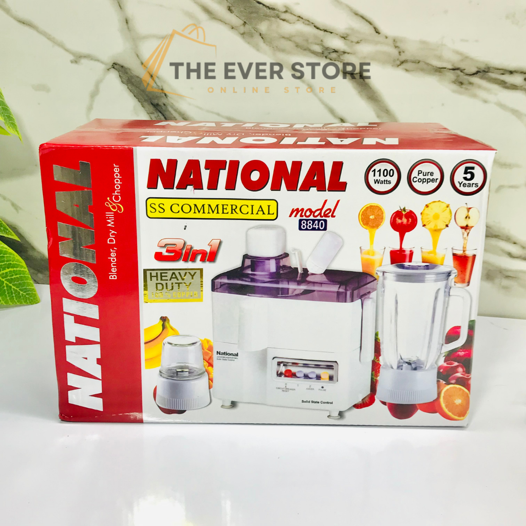 National 3 In 1 Juicer Blender | National Juicer Blender, Dry Mill & Carrot Juicer