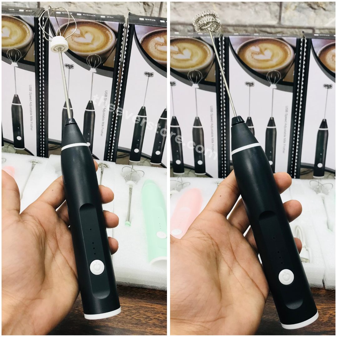 2 in 1 Imported  Rechargeable Coffee Beater & Milk Frother | Egg Beater
