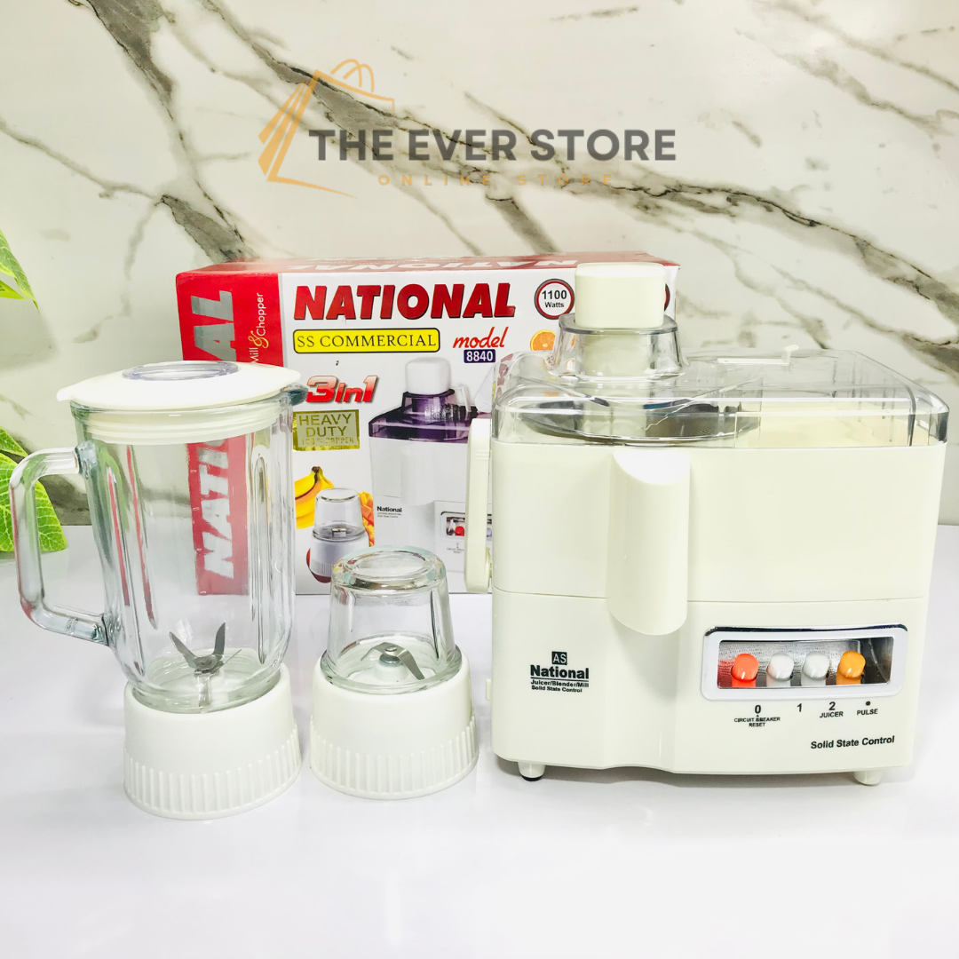 National 3 In 1 Juicer Blender | National Juicer Blender, Dry Mill & Carrot Juicer