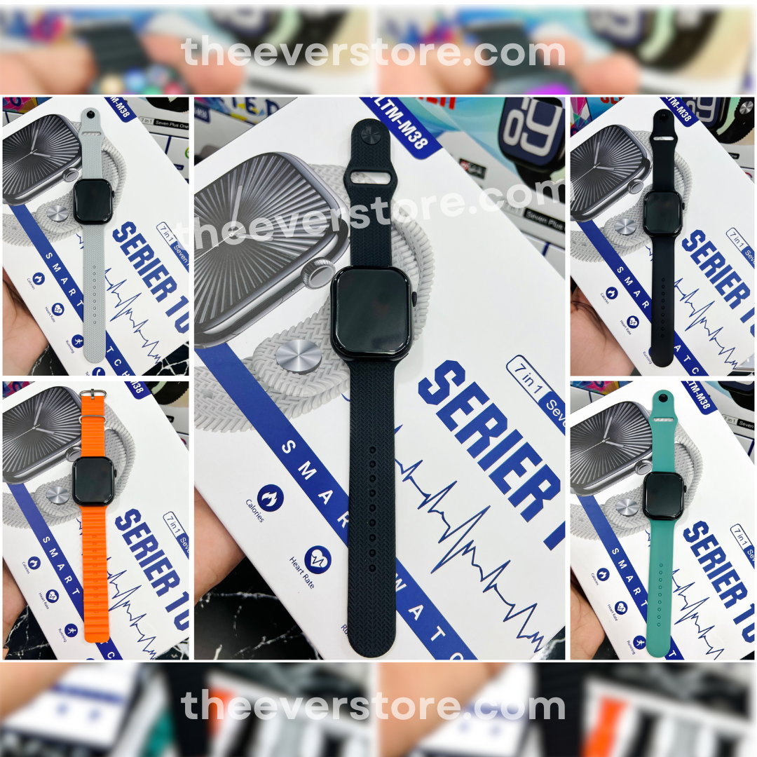 7 in 1 Ultra 2 Smart Watch 2.1 Inch 49MM Full HD Screen | Series 10 Seven Plus One | Latest Model