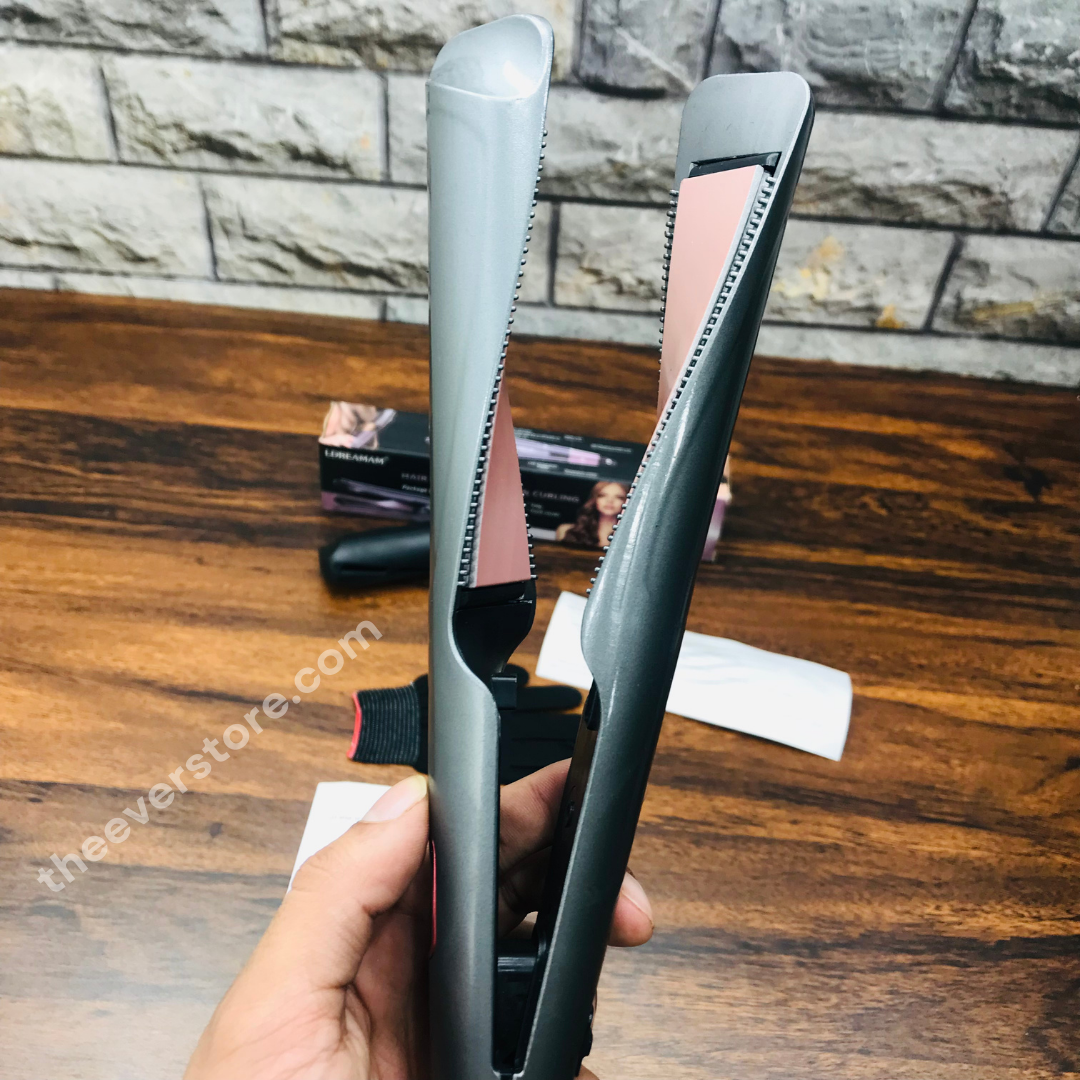 LDREAMAM 2 In 1  Hair Straightener And Curler With LCD Display | Imported