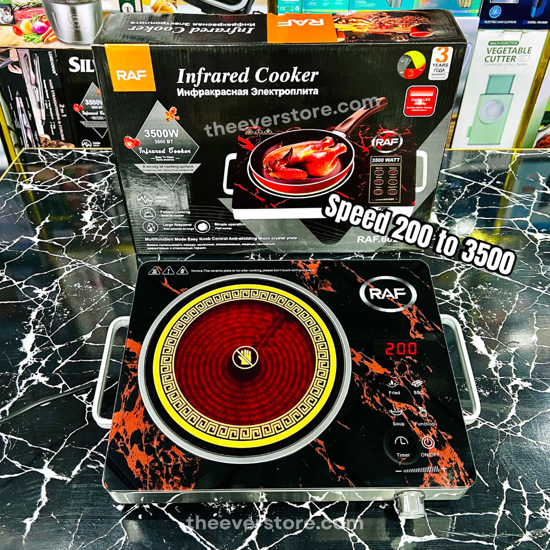 RAF Infrared Electric Ceramic Stove | Europe Lot | 1 Year Warranty - Original