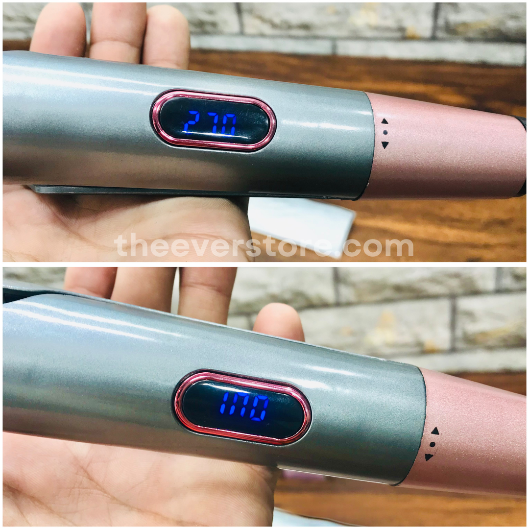 LDREAMAM 2 In 1  Hair Straightener And Curler With LCD Display | Imported