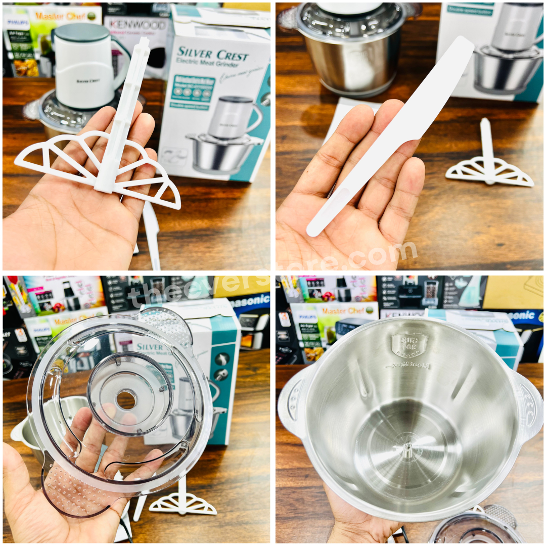 3 Liters Multifunctional Silver Crest Food Chopper | 3L Imported Silver Crest Meat Grinder | German Lot