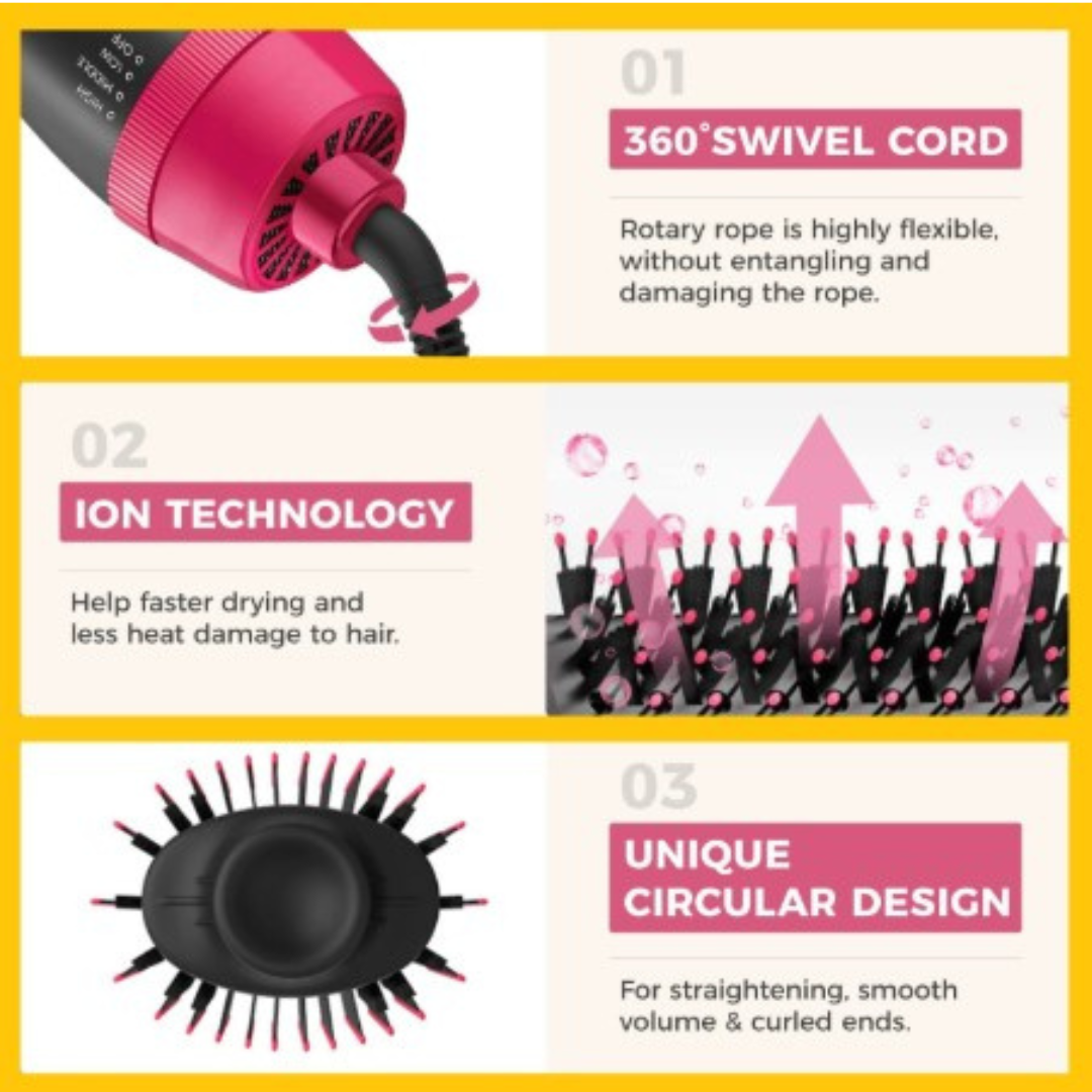 One Step Hair Brush Dryer And Styler