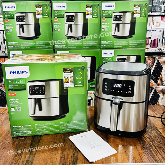 Imported Philips Premium 12L Air Fryer - Double Element & Basket - 12 Months Warranty