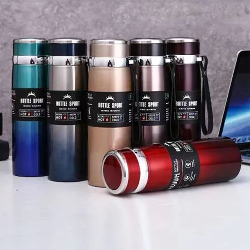 Vacuum Flask Hot & Cold Water Bottle | Stainless Steel | 1000ml & 800ml