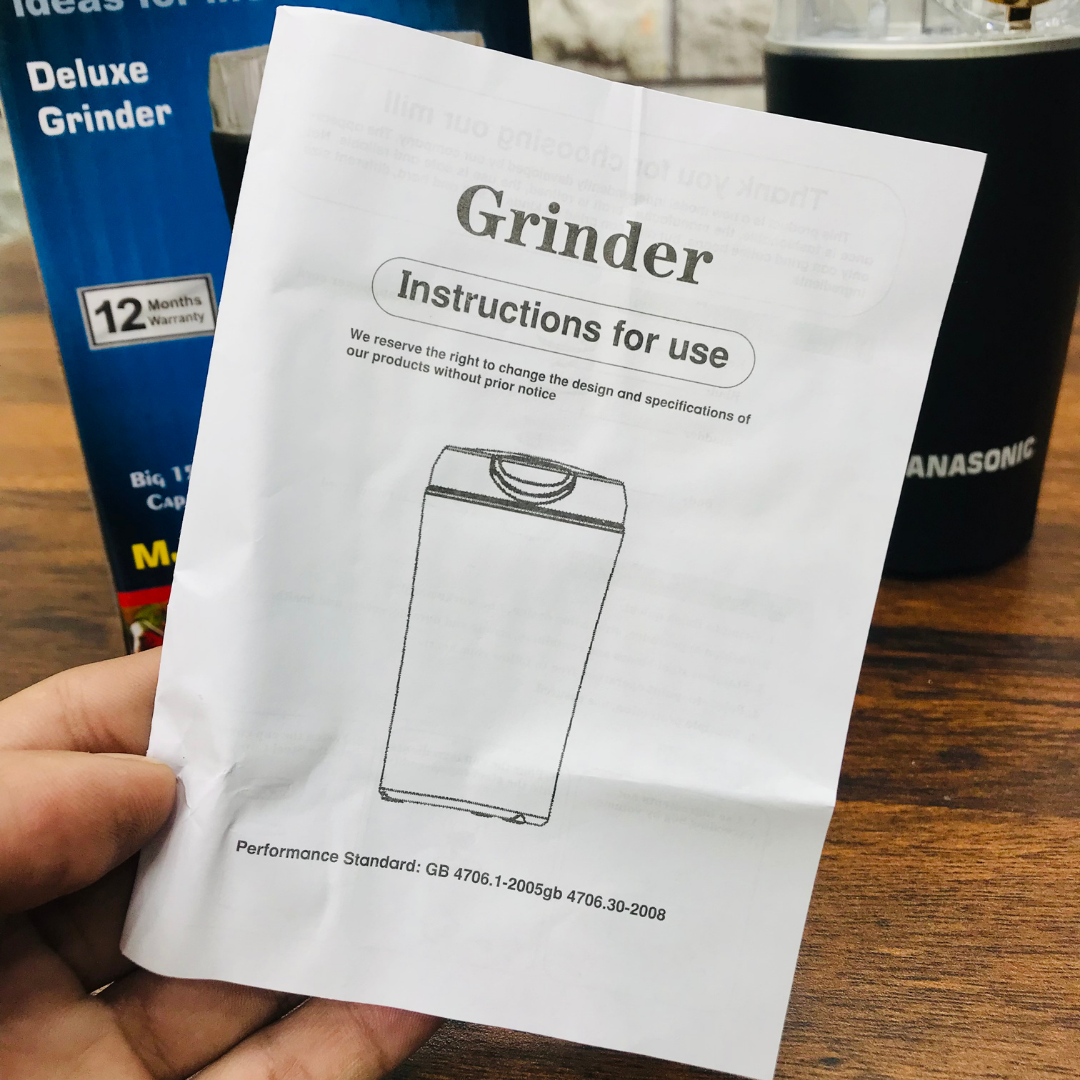 Panasonic Premium Grinder | Model MJ-406 | Multifunctional Grinder