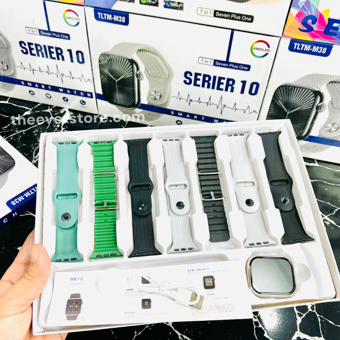 7 in 1 Ultra 2 Smart Watch 2.1 Inch 49MM Full HD Screen | Series 10 Seven Plus One | Latest Model