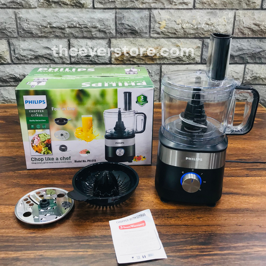 4 in 1 Philips Chopper & Citrus Juicer | Vegetable & Meat Chopper, Citrus Juicer, Kadukash & Vegetable Slicer