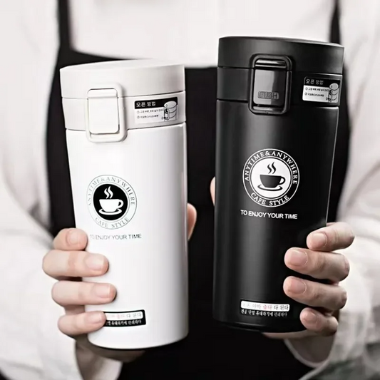 380ml Double Stainless Steel Vacuum Flasks Thermal Coffee Cup | Thermos Mug For Tea & Coffee