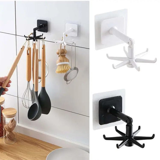 Kitchen Storage & Supplies Organizer Rotatable Rack Accessories Cabinet Organizer | Hook Up Storage Rack
