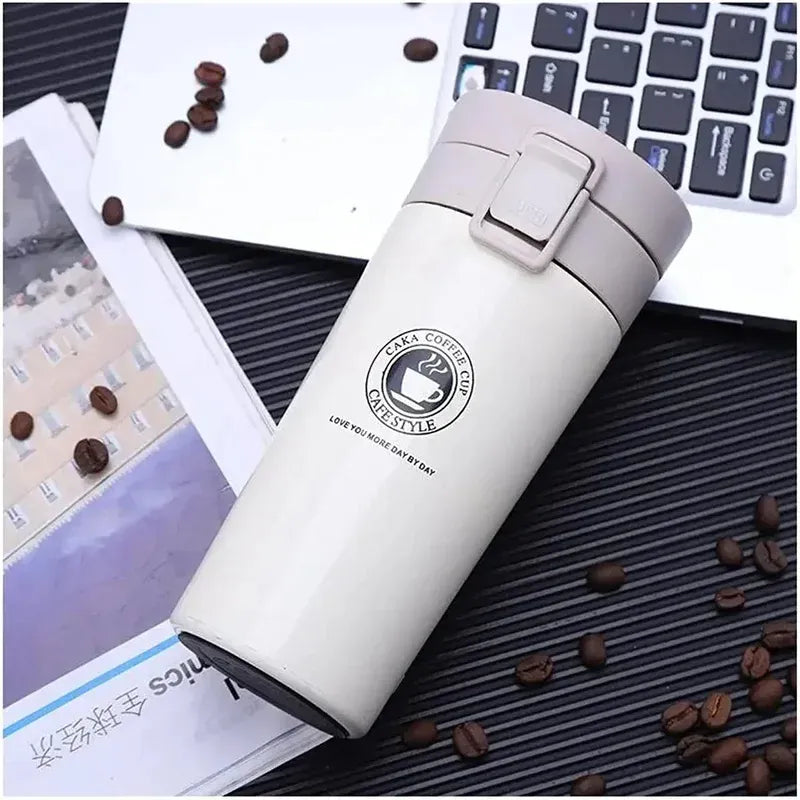 380ml Double Stainless Steel Vacuum Flasks Thermal Coffee Cup | Thermos Mug For Tea & Coffee